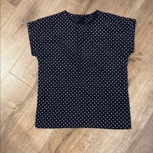 Black Polka Dot Blouse
